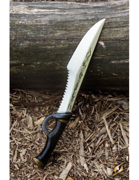 Poignard médiéval en os, latex