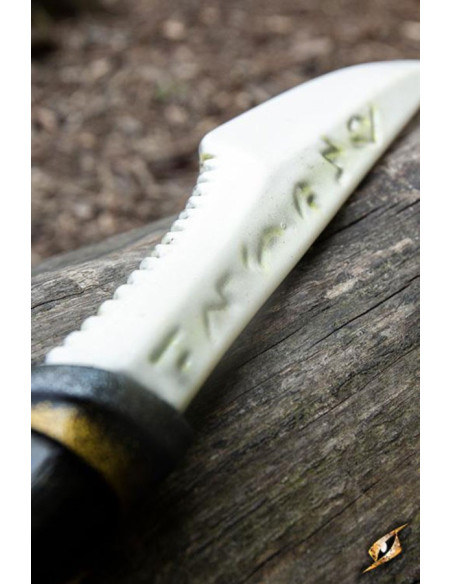 Poignard médiéval en os, latex