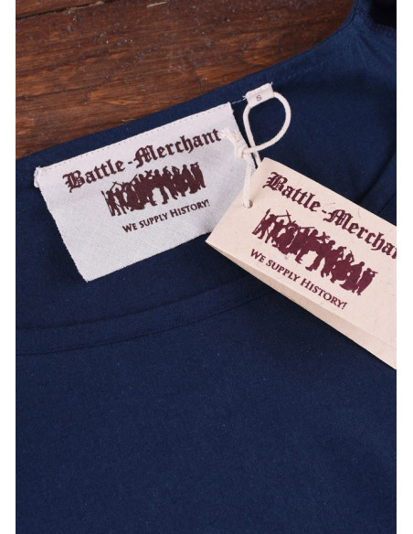 Robe médiévale femme Burglinde bleu...