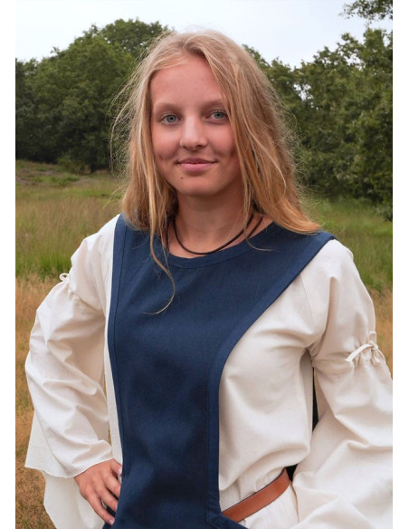 Pellote médiéval Andra, bleu foncé