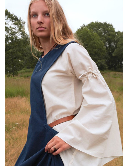 Pellote médiéval Andra, bleu foncé