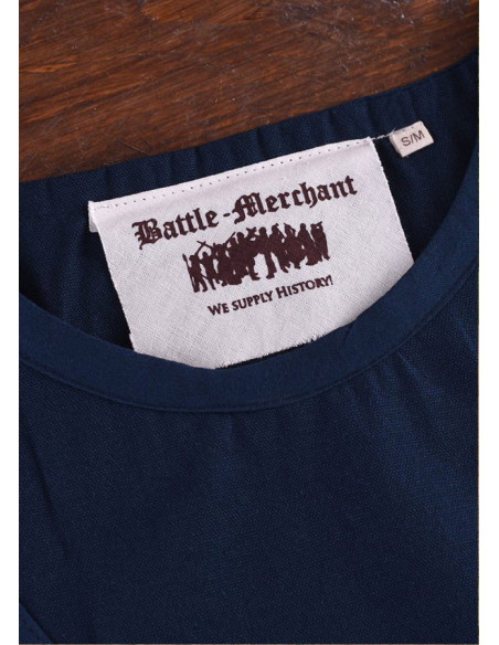 Pellote médiéval Andra, bleu foncé