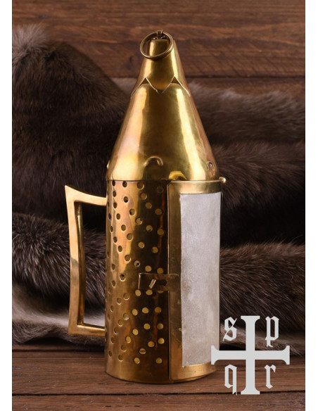 Bougeoir médiéval en laiton