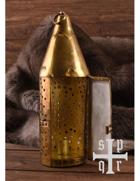 Bougeoir médiéval en laiton