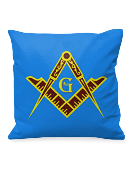 Coussin Equerre et Compas Loges...