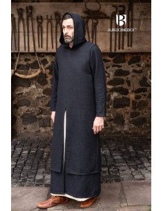 Tabard médiéval Thibaud, noir