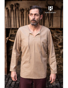 Chemise médiévale Liens Ulrich, chanvre
