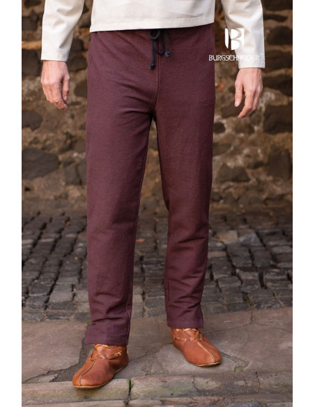 Pantalon médiéval Gunnar, marron