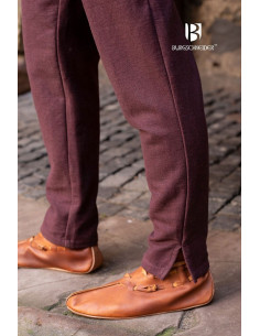 Pantalon médiéval Gunnar, marron 2
