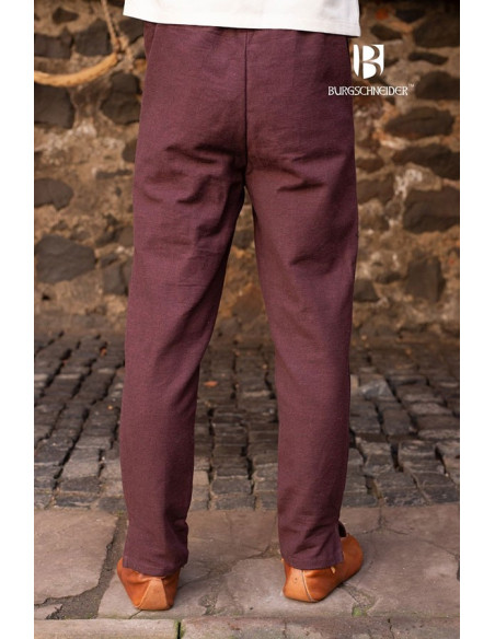 Pantalon médiéval Gunnar, marron