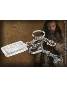 Keychain avec la clé de Thorin écu de Chêne, le Hobbit