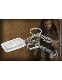 Porte-clés avec la clé de Thorin Oak Shield, Hobbit