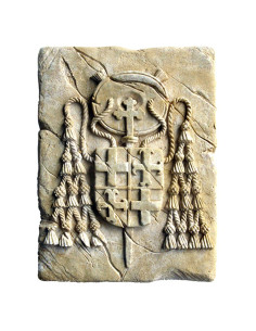 Cachet Historique Sceau Cardinal, 20 x 15 cm.