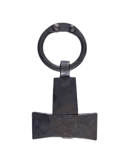 Pendentif marteau de Thor en fer forgé