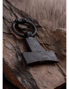 Pendentif marteau de Thor en fer forgé 2
