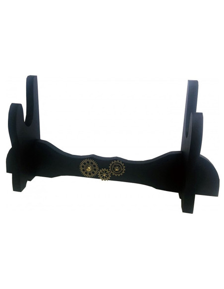 Support en bois pour pistolet SteamPunk