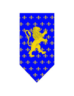 Standard Médiévale Lion Rampant d'arrière-plan de la...
