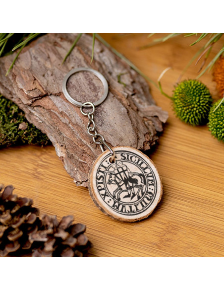 Porte-clés Sceau des Templiers en...