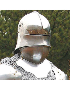 Casque Allemand Gothique Sallet avec Barbote
