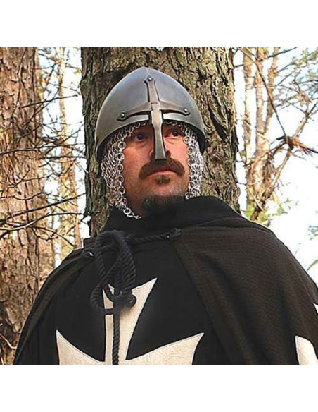 Casque normand avec protège-nez