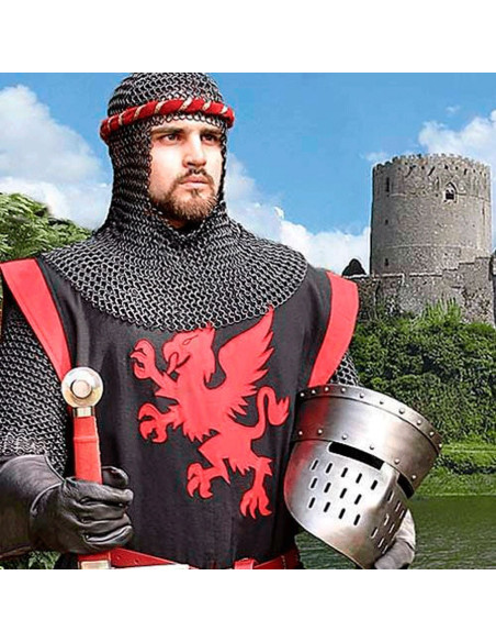 Casque de chevalier médiéval de...