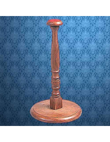 Présentoir en bois pour casques