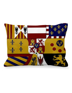 Coussin Rectangulaire Médiéval Bourbon Bouclier