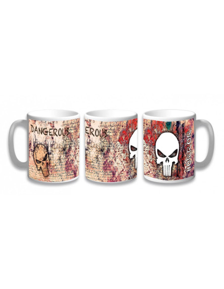 Mug en céramique Crâne Horreur