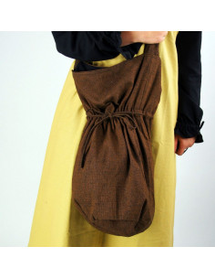 Sac bandoulière Leti marron