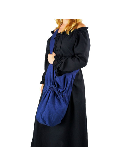 Sac bandoulière Leti bleu