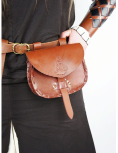 Sac ceinture Celtic Knot Erin en cuir 2