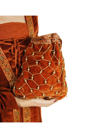 Sac en filet en terre cuite de la...