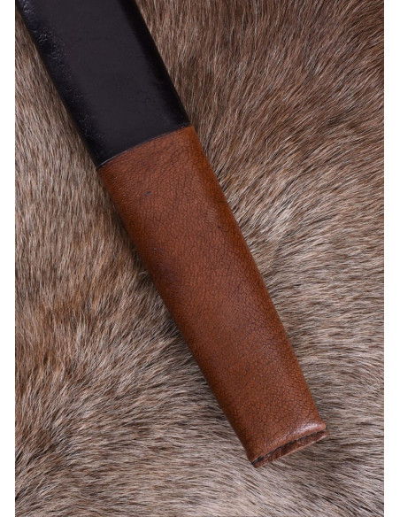 Épée croisée avec fourreau en cuir