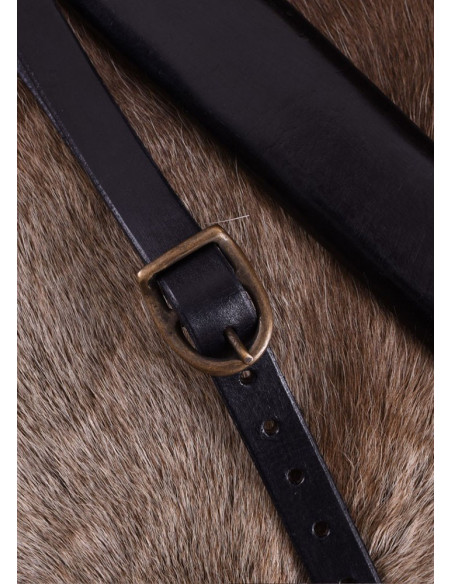 Épée croisée avec fourreau en cuir