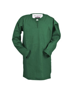 Tunique médiévale pour enfant modèle Arn, vert