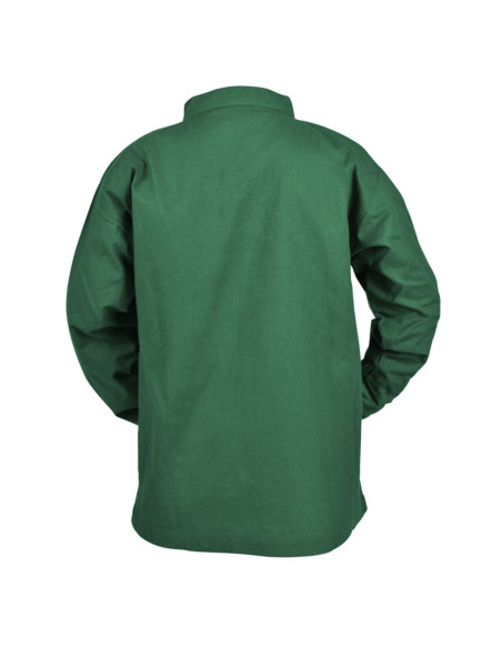 Chemise médiévale verte pour garçon,...