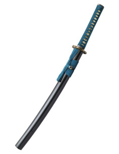 Shikoto Longquan Master Teal Wakizashi, forgé à la main 2