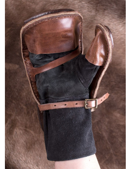 Gant en cuir matelassé pour l'escrime...