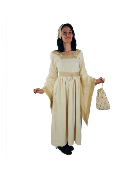 Robe noble médiévale Anne Boleyn,...