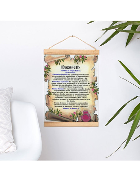 Fanion avec cadre en bois...