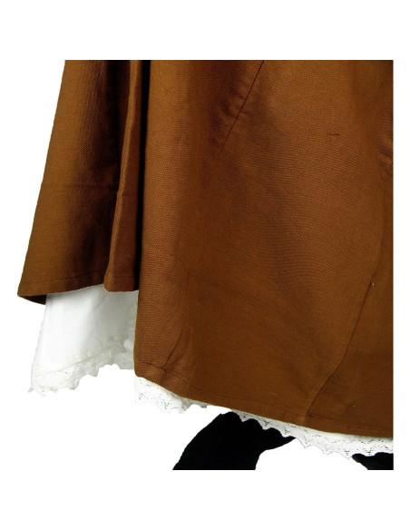 Jupon Manon à volants, blanc naturel