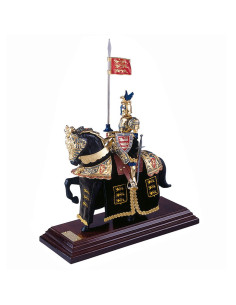 Horse Armor Or et Casque Dragon Bleu