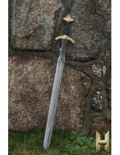 Épée médiévale à une main série Stronghold, dorée