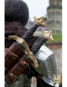 Épée médiévale à une main série Stronghold, dorée 2