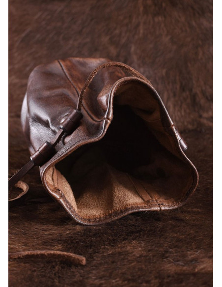 Grand porte-monnaie en cuir