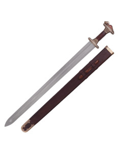 Épée suédoise en bronze Epoque de Vendel, avec fourreau 2