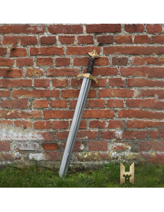 Épée médiévale à une main série Stronghold, dorée