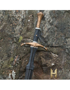 Épée bâtarde médiévale série Stronghold, dorée 2