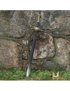 Épée bâtarde médiévale série Stronghold, dorée