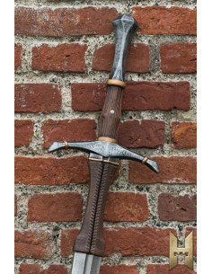 Épée bâtarde médiévale série Stronghold, couleur métal 2